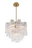 Addis 4 Light Aged Brass Chandelier Chandelier Crystorama