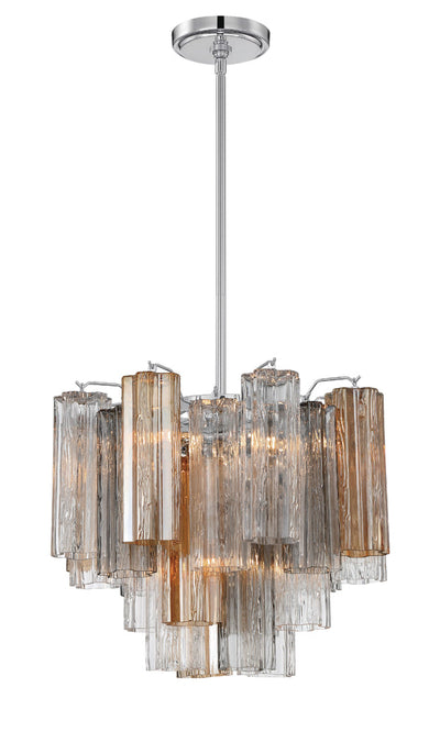 Addis 4 Light Polished Chrome Chandelier Chandelier Crystorama