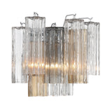 Addis 2 Light Polished Chrome Sconce Wall Sconce Crystorama