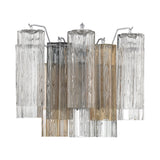 Addis 2 Light Polished Chrome Sconce Wall Sconce Crystorama