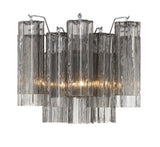 Addis 2 Light Polished Chrome Sconce Wall Sconce Crystorama