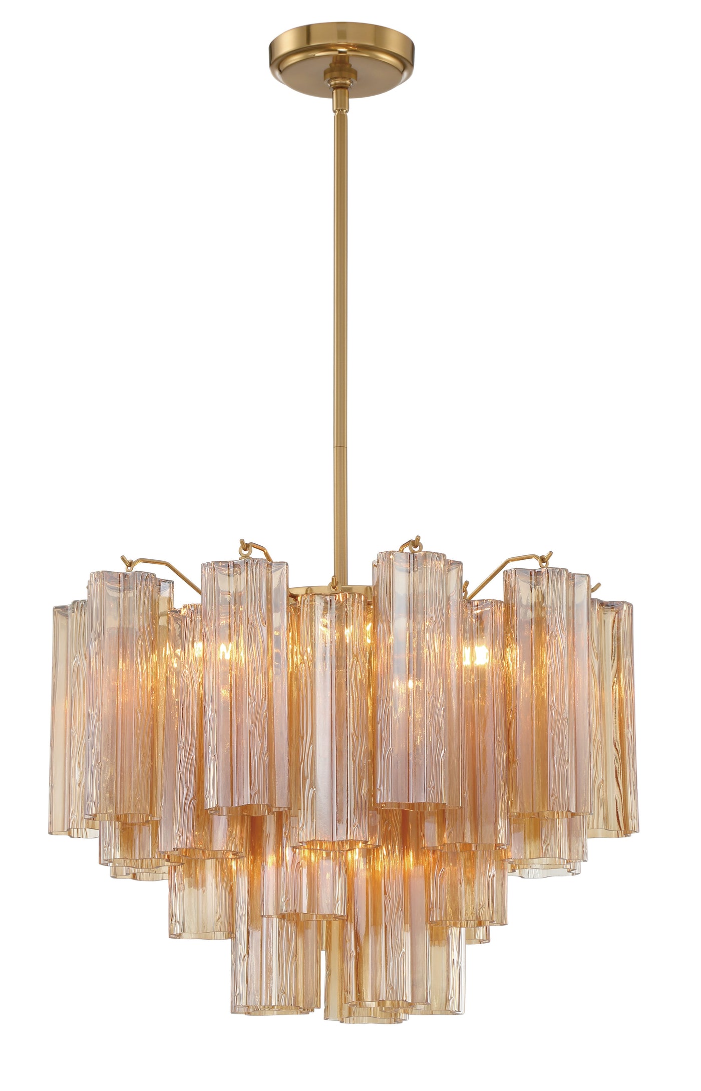 Addis 6 Light Aged Brass Chandelier Chandelier Crystorama