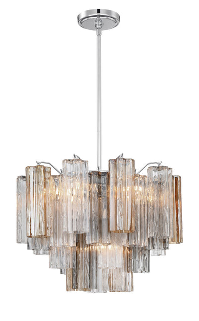 Addis 6 Light Polished Chrome Chandelier Chandelier Crystorama