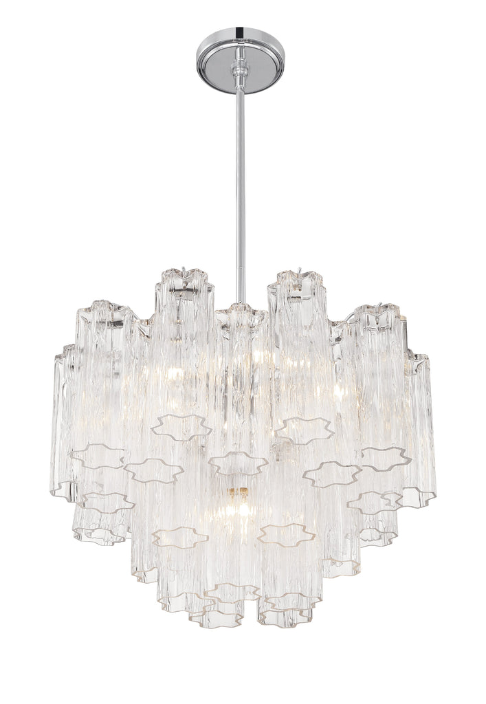 Addis 6 Light Polished Chrome Chandelier Chandelier Crystorama