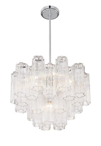 Addis 6 Light Polished Chrome Chandelier Chandelier Crystorama