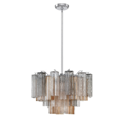 Addis 9 Light Polished Chrome Chandelier Chandelier Crystorama