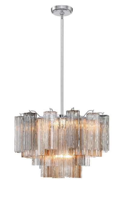 Addis 9 Light Polished Chrome Chandelier Chandelier Crystorama