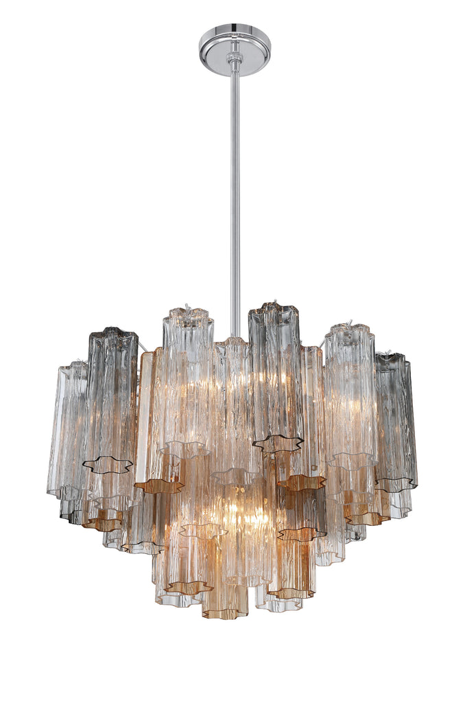 Addis 9 Light Polished Chrome Chandelier Chandelier Crystorama