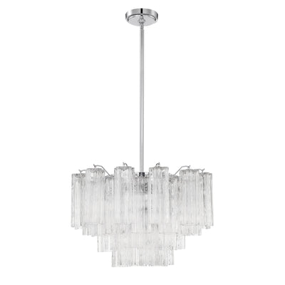 Addis 9 Light Polished Chrome Chandelier Chandelier Crystorama