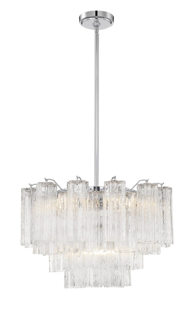 Addis 9 Light Polished Chrome Chandelier Chandelier Crystorama