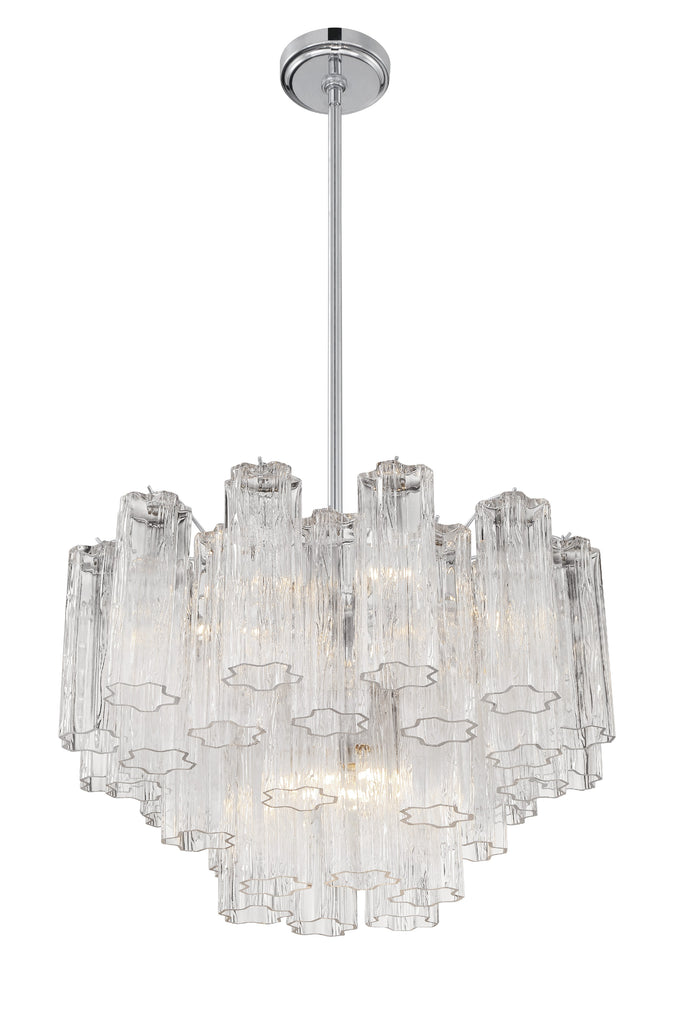 Addis 9 Light Polished Chrome Chandelier Chandelier Crystorama