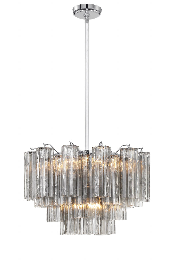 Addis 9 Light Polished Chrome Chandelier Chandelier Crystorama