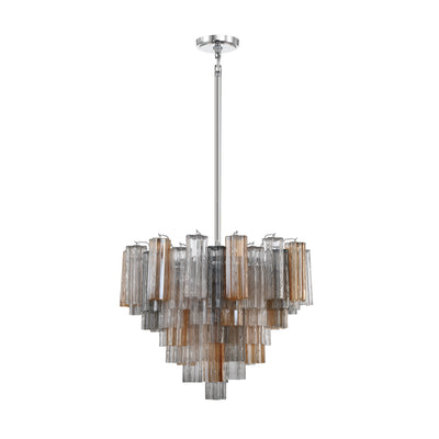 Addis 12 Light Polished Chrome Chandelier Chandelier Crystorama