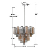 Addis 12 Light Polished Chrome Chandelier Chandelier Crystorama