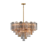 Addis 16 Light Aged Brass Chandelier Chandelier Crystorama