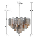 Addis 16 Light Polished Chrome Chandelier Chandelier Crystorama