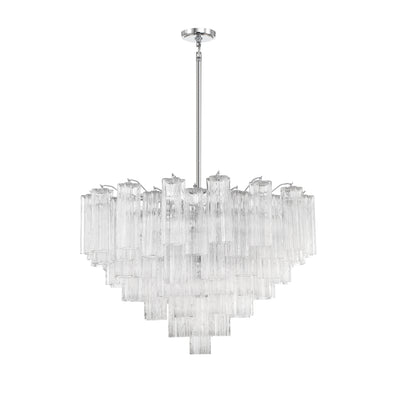 Addis 16 Light Polished Chrome Chandelier Chandelier Crystorama