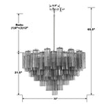 Addis 16 Light Polished Chrome Chandelier Chandelier Crystorama