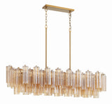 Addis 14 Light Aged Brass Chandelier Chandelier Crystorama