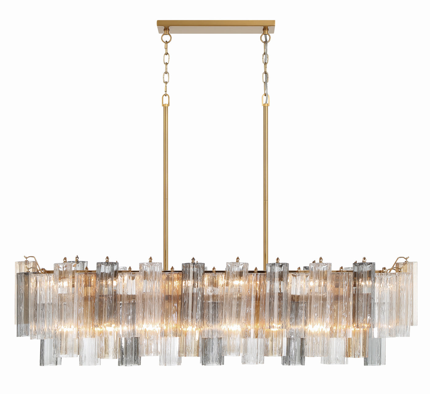 Addis 14 Light Aged Brass Chandelier Chandelier Crystorama