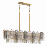 Addis 14 Light Aged Brass Chandelier Chandelier Crystorama