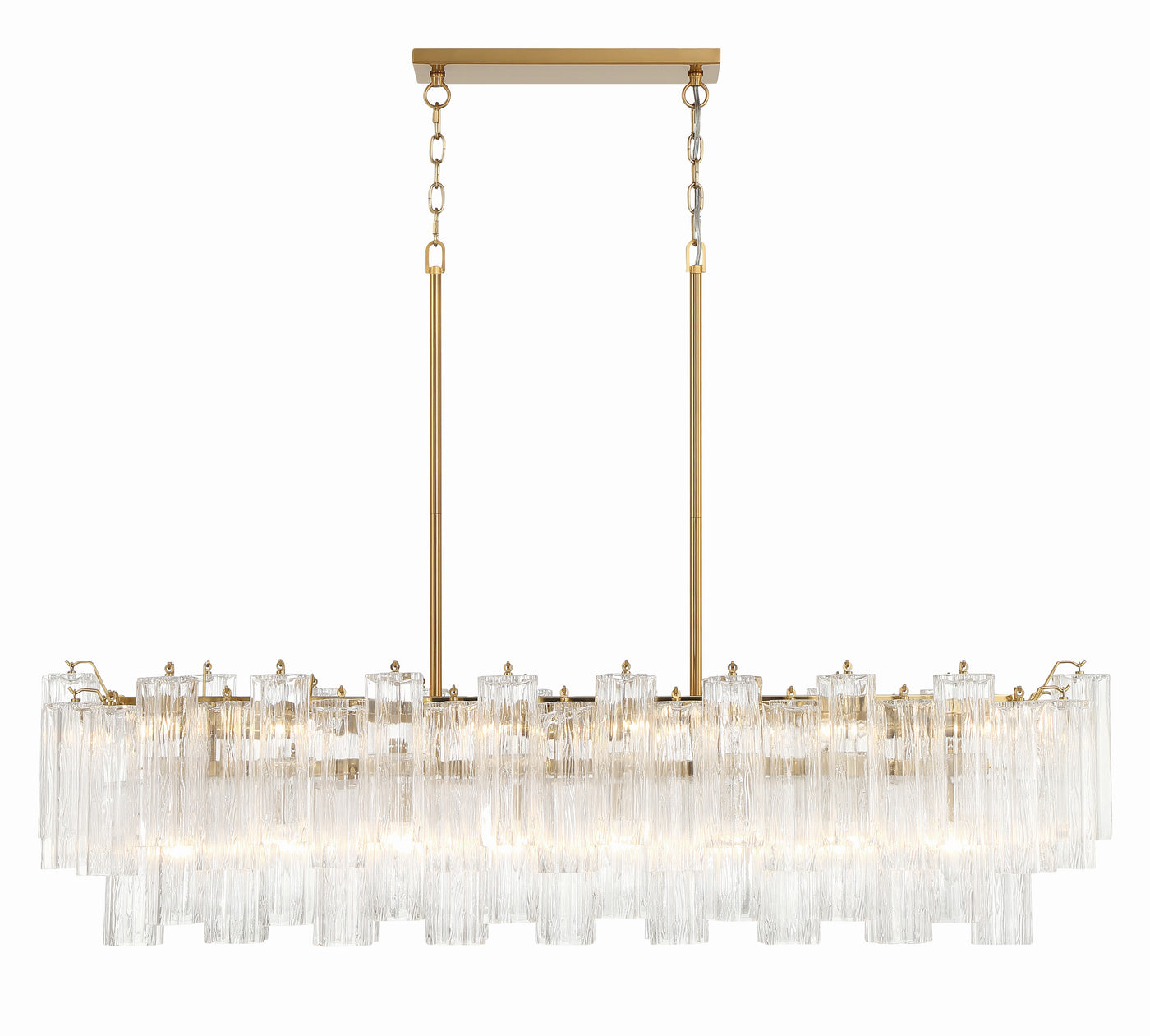 Addis 14 Light Aged Brass Chandelier Chandelier Crystorama