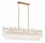 Addis 14 Light Aged Brass Chandelier Chandelier Crystorama