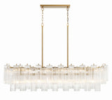 Addis 14 Light Aged Brass Chandelier Chandelier Crystorama