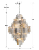 Addis 20 Light Polished Chrome Chandelier Chandelier Crystorama