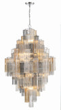 Addis 20 Light Polished Chrome Chandelier Chandelier Crystorama