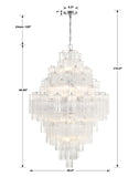 Addis 20 Light Polished Chrome Chandelier Chandelier Crystorama