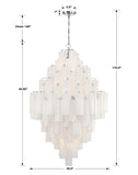 Addis 20 Light Polished Chrome Chandelier Chandelier Crystorama