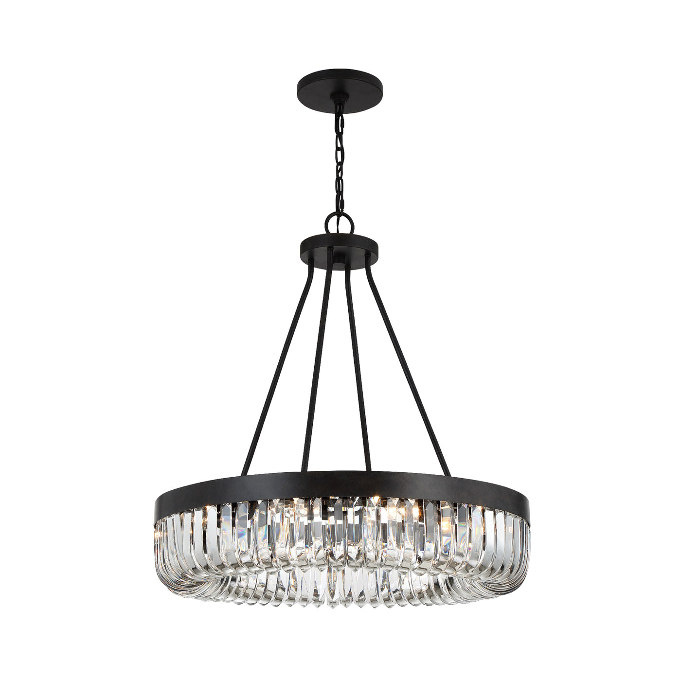 Alister 10 Light Charcoal Bronze Chandelier Chandelier Crystorama