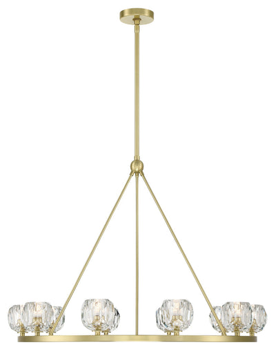 Aragon 10 Light Soft Brass Chandelier Chandelier Crystorama