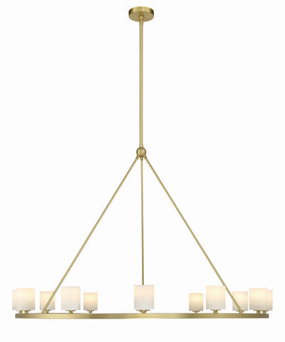 Aragon 12 Light Soft Brass Chandelier Chandelier Crystorama