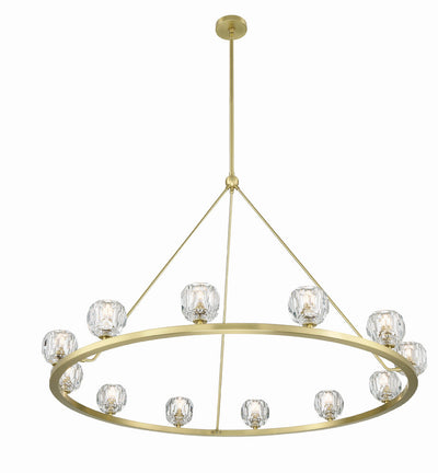 Aragon 12 Light Soft Brass Chandelier Chandelier Crystorama