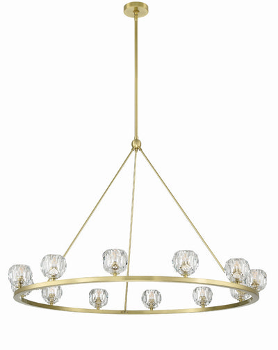 Aragon 12 Light Soft Brass Chandelier Chandelier Crystorama