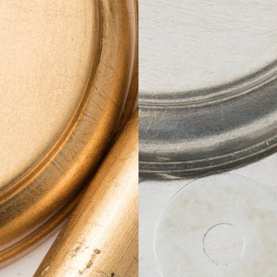 Broche 3 Light Antique Gold + Antique Silver Bathroom Vanity Bath and Vanity Crystorama
