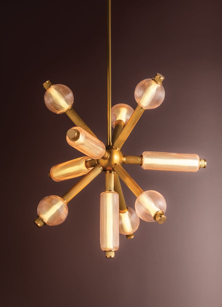 Atom Chandelier Chandelier Corbett Lighting