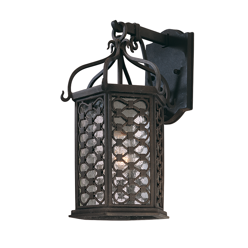 Los Olivos 1Lt Wall Lantern Small Wall Sconce Troy Lighting