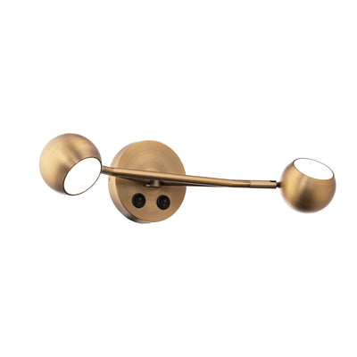 Duplex 2-Light LED Reading Light Wall Sconce WAC Lighting