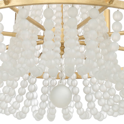 Bella 8 Light Antique Gold Chandelier Chandelier Crystorama