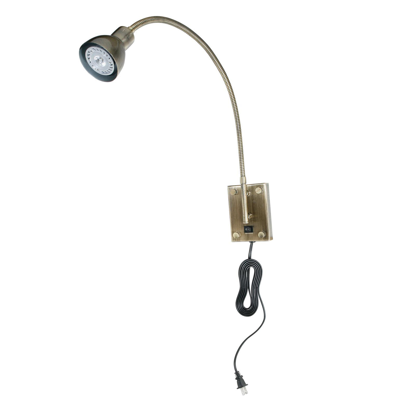 120V,3W 4000K LED GOOSENECK LIGHT Wall Sconce Cal Lighting