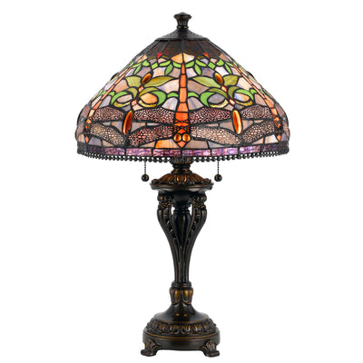 60W X 2 Tiffany Table Lamp