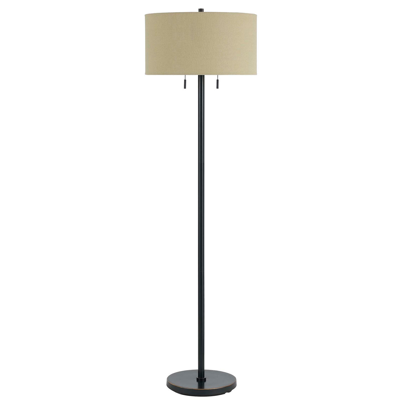 60W X 2 Calais Metal Floor Lamp