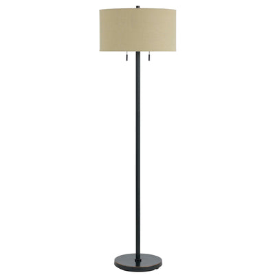 60W X 2 Calais Metal Floor Lamp