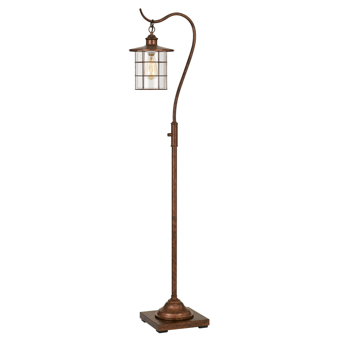 SILVERTON FLOOR LAMP WITH GLASS SHADE (EDISON BULB INCLUDED)