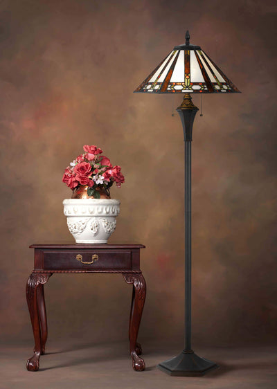 60W X 2 Tiffany Floor Lamp