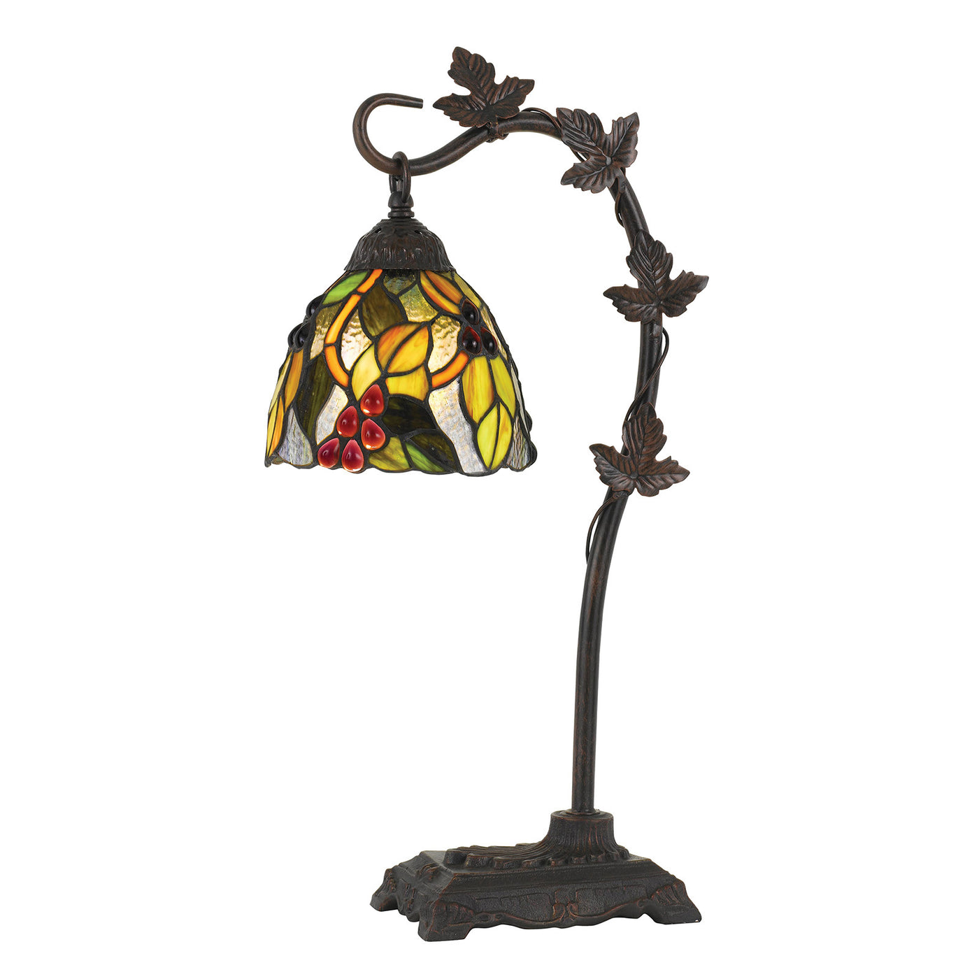 60W Cotulla Downbrdige Tiffany Table Lamp