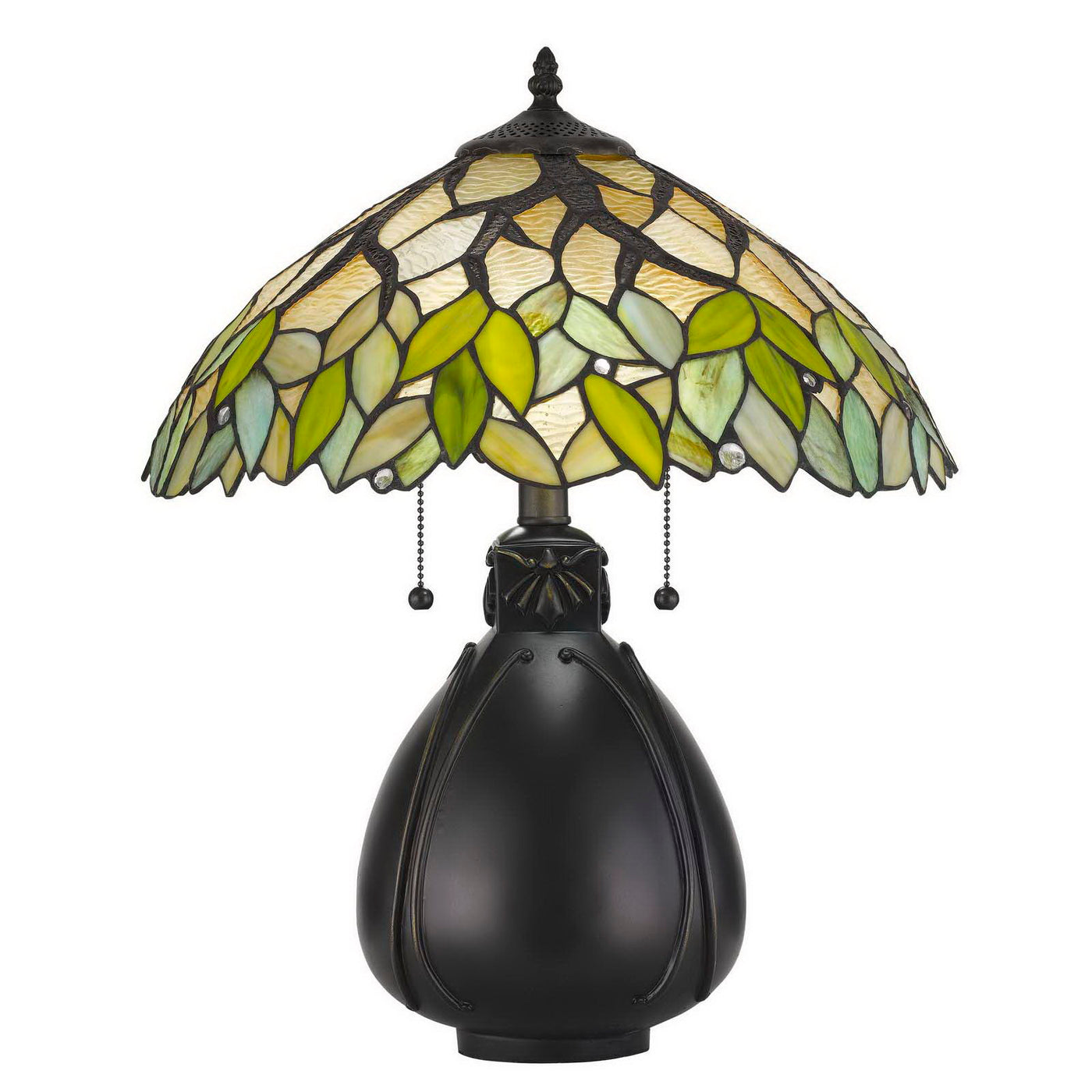 60W X 2 Tiffany Table Lamp